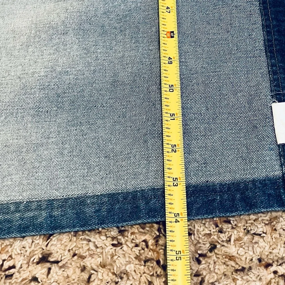 Nobility Dillard's Exclusive 100% Cotton Denim Blue Window Valances (3)